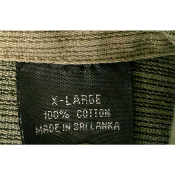 French Cuff Women's Tan Cotton Blazer/Jacket 4 Pockets Button-UP Women's XL - Picture 5 of 8